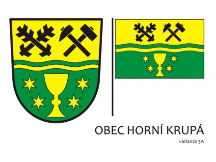 Znak obce Horní Krupá